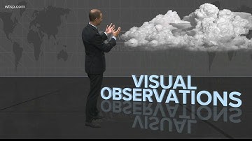 How do meteorologists get information about storms?