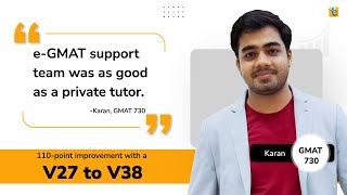 V27 to V38 | 110-point score improvement to 730 | Tips to ace GMAT Verbal