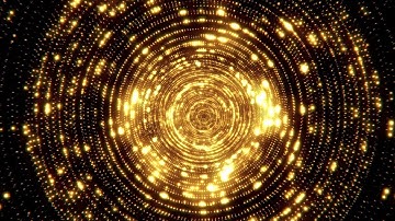 Gold Particles Background Effect I Golden Particles Looped Background Animation Free Version Footage