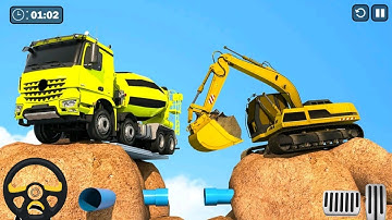 Pipeline Digging Simulator 3D - Mega City Canal Construction & Road Builder - Best Android GamePlay