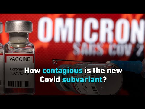 How contagious is the new Covid subvariant? - YouTube