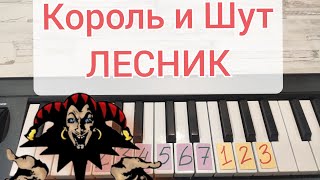 Разбор Король и Шут Лесник Обучалка #easypiano #корольишут #лесник