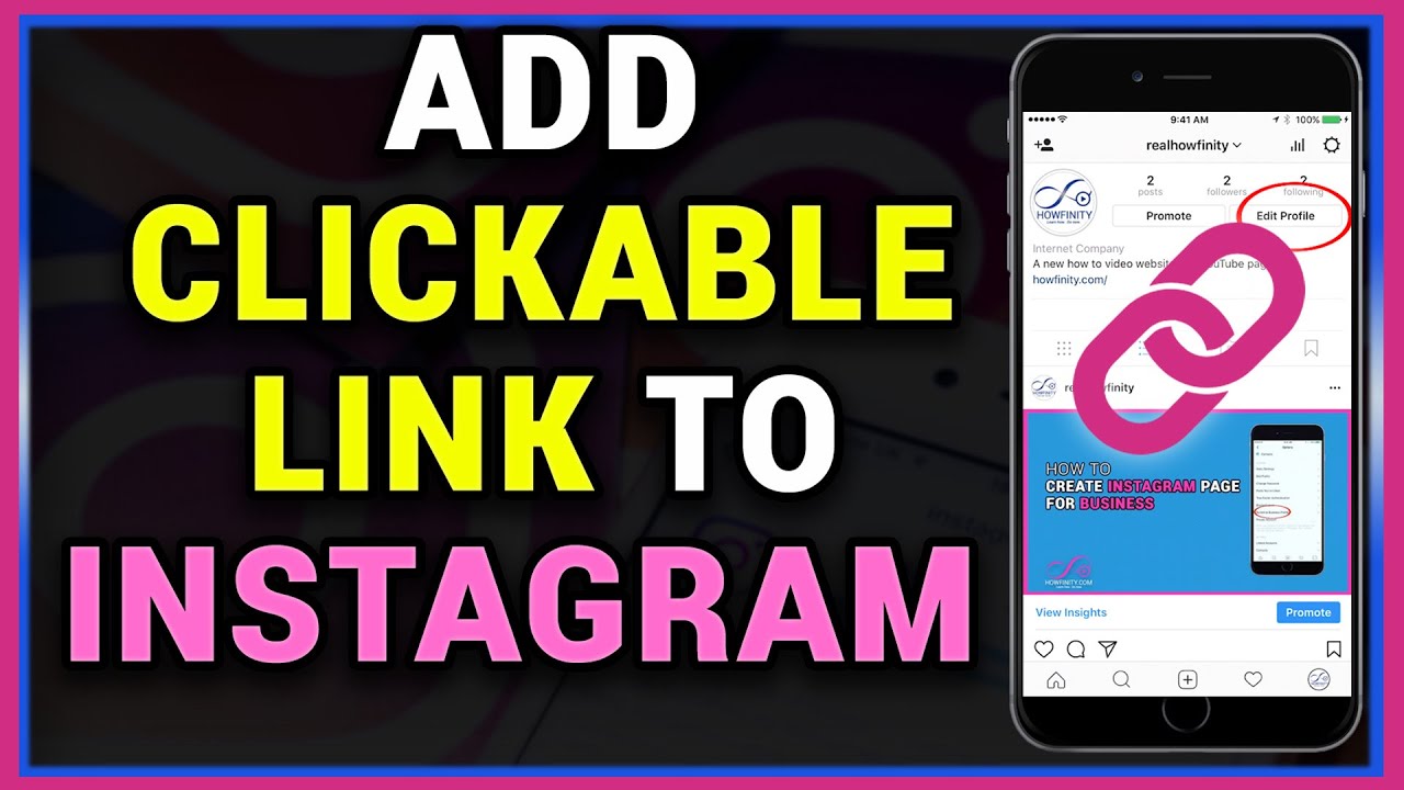 How to Add a Clickable Link to Instagram Bio 