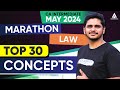 Ca inter may24  marathons  law  top 30 concepts  ca abhishek bansal