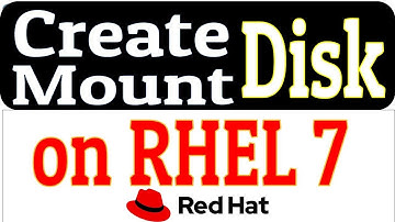create and mount partition in RHEL7