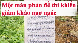 Bài văn đanh thép làm giám khảo ngơ ngơ như bò đội nón #233