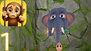 I Am Monkey gameplay walkthrough part - 1 Beginning (iOS, Android)