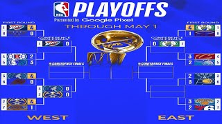 NBA PLAYOFF 2024 BRACKETS STANDING TODAY | NBA STANDING TODAY as of MAY 02, 2024 | NBA 2024 RESULT