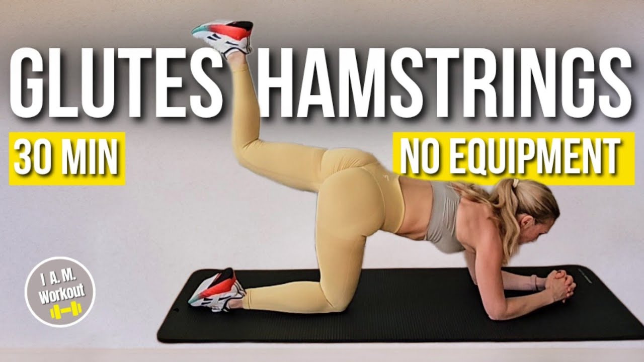 Complete 30 Minute Glutes and Hamstrings Workout at Home | Bodyweight Only