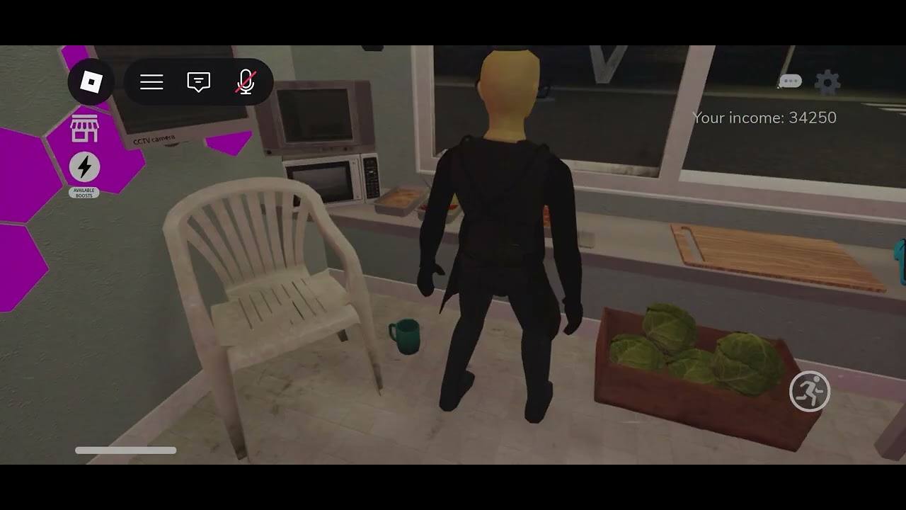 Playing Shawarma kiosk with my friend 