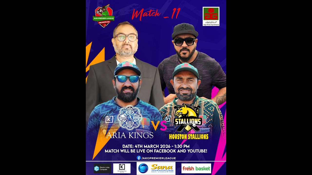 AKG Premier League Season 3 | Aria Kings vs Houston Stallions | Match No.11