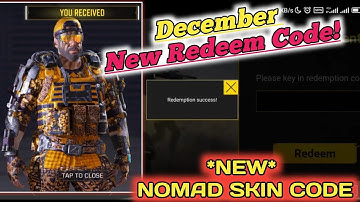 *NEW* REDEEM CODE | COD Mobile 2021 December Redeem Code | Call of Duty Mobile Garena redeem code