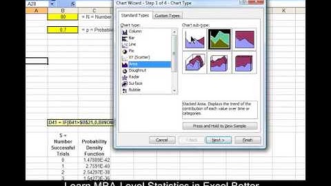 How You Can Create an Excel Graph of the Binomial Distribution - PDF - with INTERACTIVITY !