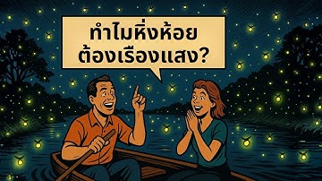 ทำไมหิ่งห้อยต้องเรืองแสง ทั้งที่อยู่ในความมืดได้อยู่แล้ว?