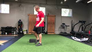 Half Kneeling Stomp to Lateral Bound and Stick