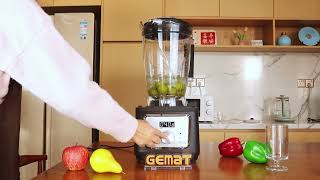 Professional Performance Master every recipe with the 6L smart Gemat blender!