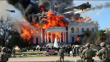 13 minute ago: The US presidential palace in Washington was blown up by a Sukhoi SU-57