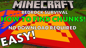 How To Easily Find CHUNK BORDERS! Minecraft Bedrock (MCPE,XBOX,Ps4,Nintendo Switch,Win10,Mobile)