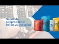 Sacos de polipropileno tejido vs  no tejido