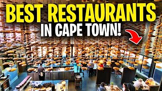 Ten must visit restaurants you have to experience in Cape Town