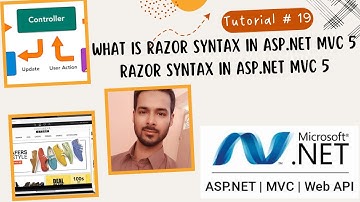 Tutorial 19: What is Razor Syntax in ASP.NET MVC - Urdu/Hindi | Razor syntax in asp.net MVC 5