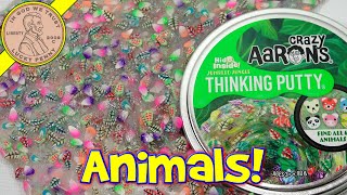 Crazy Aaron's Hide Inside Animals Jumbled Jungle Thinking Putty