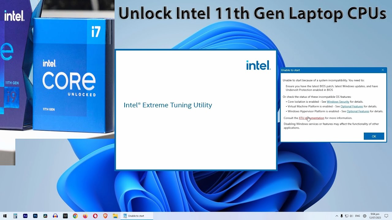 Intel Extreme Tuning Utility (XTU) Undervolting Guide