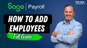 How to add employees in Sage Business Cloud Payroll