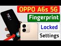 oppo A6s 5G In Display Fingerprint Setting//oppo A6s 5G me display fingerprint lock kaise lagaye