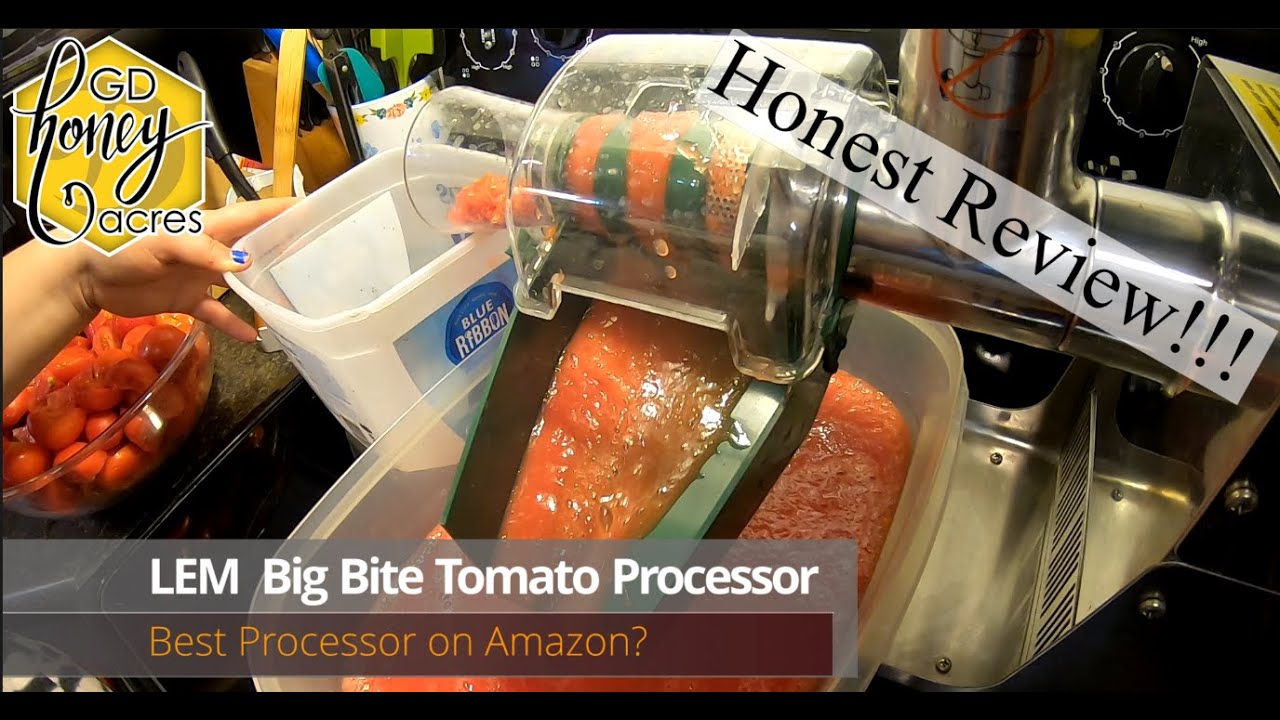 Best Tomato Processor on Amazon? An Honest Review of the LEM Big Bite Tomato Processor YouTube