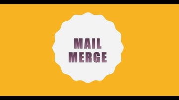 Use Mail Merge in Microsoft Word. [ICT Practical-8]