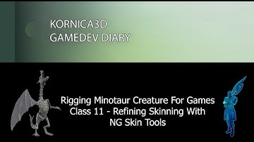 Rigging Minotaur Creature For Games - Class 11 - Polishing Skinning With NG Skin Tools