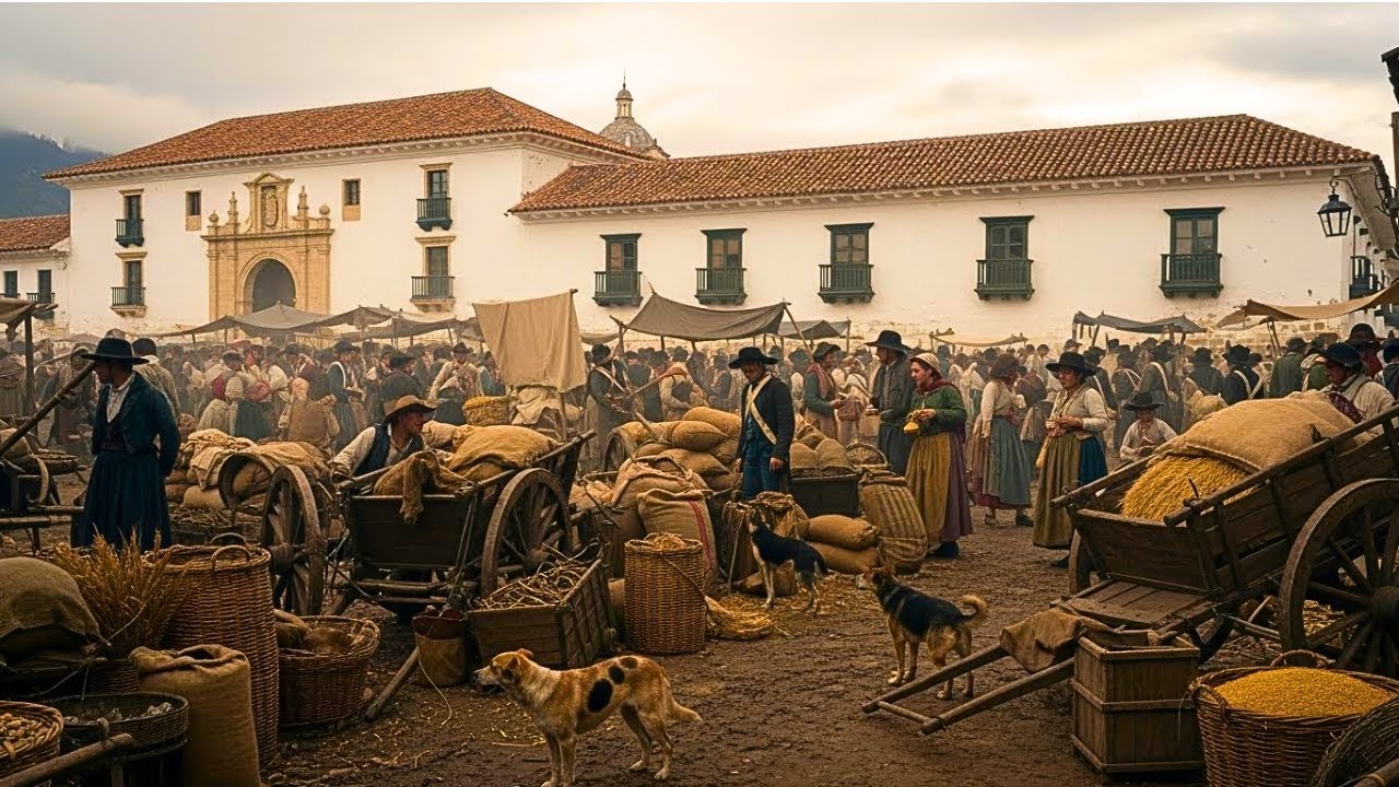 Caminando por Bogotá en el siglo XIX (Reconstrucción por IA)
