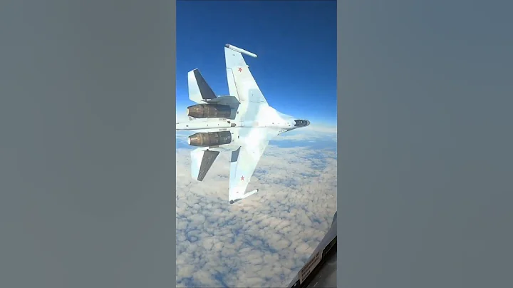 US F-16 intercepting a Russian Tu-95 was subjected to an unsafe maneuver by a Russian Su-35