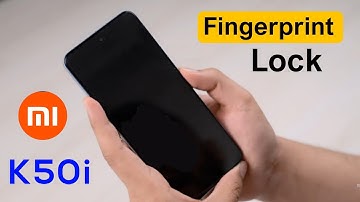 How to Add Side Fingerprint Lock in Redmi K50i | Redmi K50i 5G Fingerprint Lock Settings