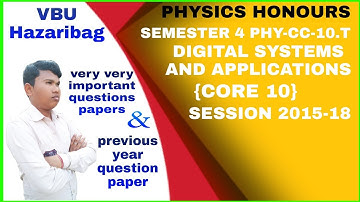 BSC semester-4 core-10 section 2015-18 physics honours ( questions paper) VBU Hazaribag