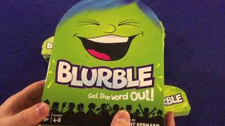 Bower's Game Corner: Blurble Review