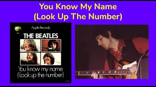 History Of 'You Know My Name (Look Up The Number)'