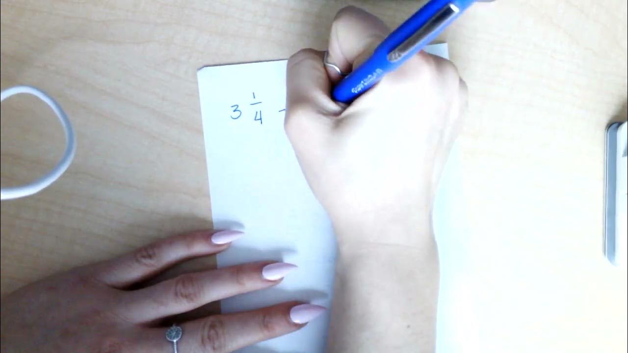 Adding and subtracting Mixed Numbers 4th grade math YouTube