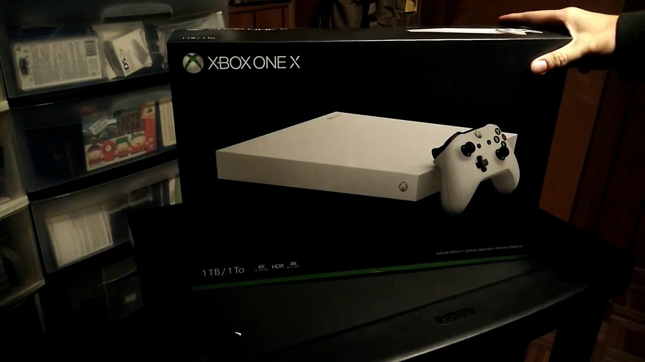 Unboxing Robot white XBOX One X YouTube