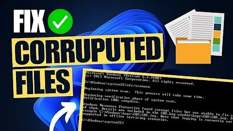 How To Fix Windows Corrupted Files! in Windows 10 /11