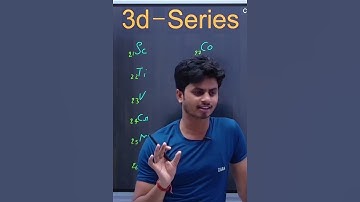 3d series trick || 3d series elements trick || first transition series learnig trick || #chemistry