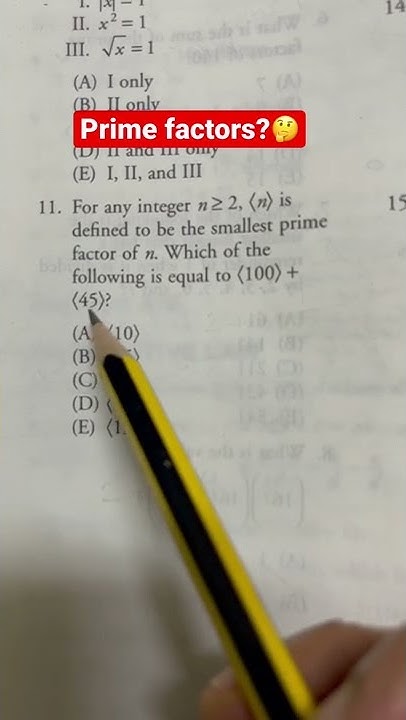 what-is-smallest-prime-factor-of-100-and-45-math-youtube-shorts