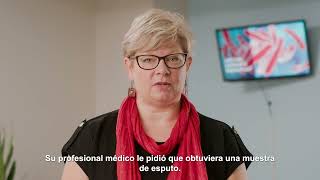 How to get a good sputum sample - Spanish subtitles
