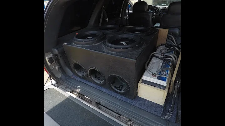 ***Beat 'em like You Stole 'em!!!***  Four Sundown Audio U-12" subwoofers Hittin Hard!!!