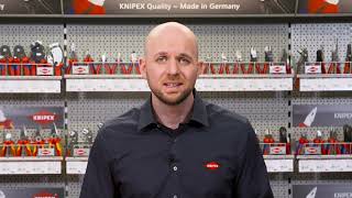 Watch the product video for Knipex 71 31 160 CoBoltS 160 Pocket Bolt Cutter with Cutting Edge Recess