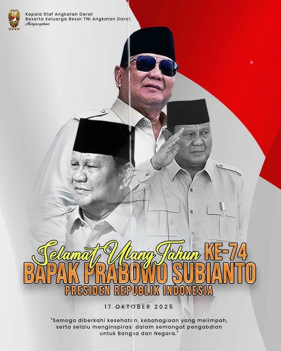 Selamat Ulang Tahun ke-74 Bapak Prabowo Subianto