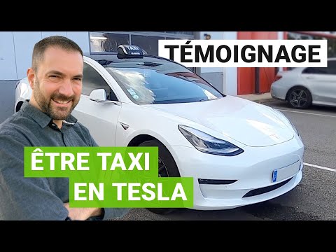 TeXla : un TAXI heureux en TESLA Model 3