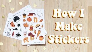 HOW TO MAKE STICKERS // Using A Silhouette Cameo 3 screenshot 5