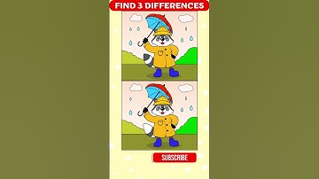 Can you spot 3 differences? #847  #間違い探し